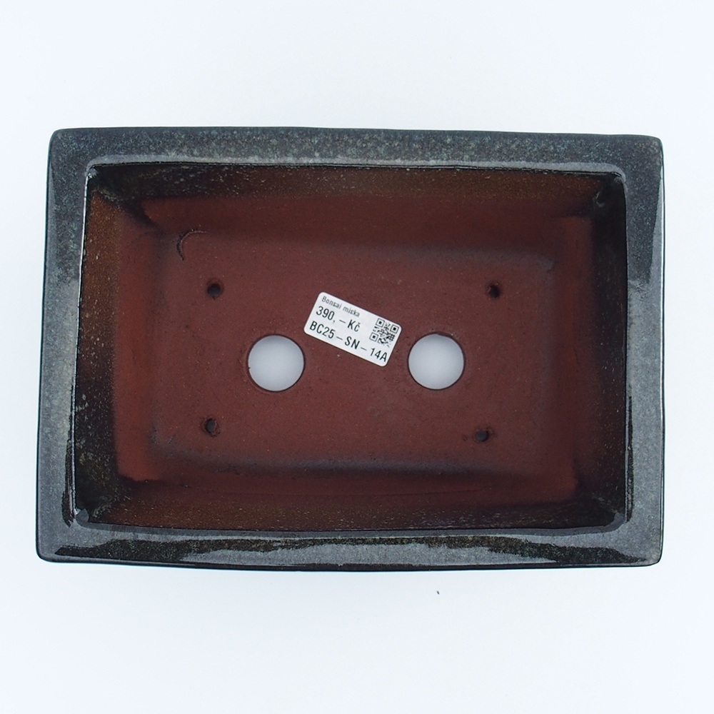 Schale 23,5 x 16,5 x 10 cm grau