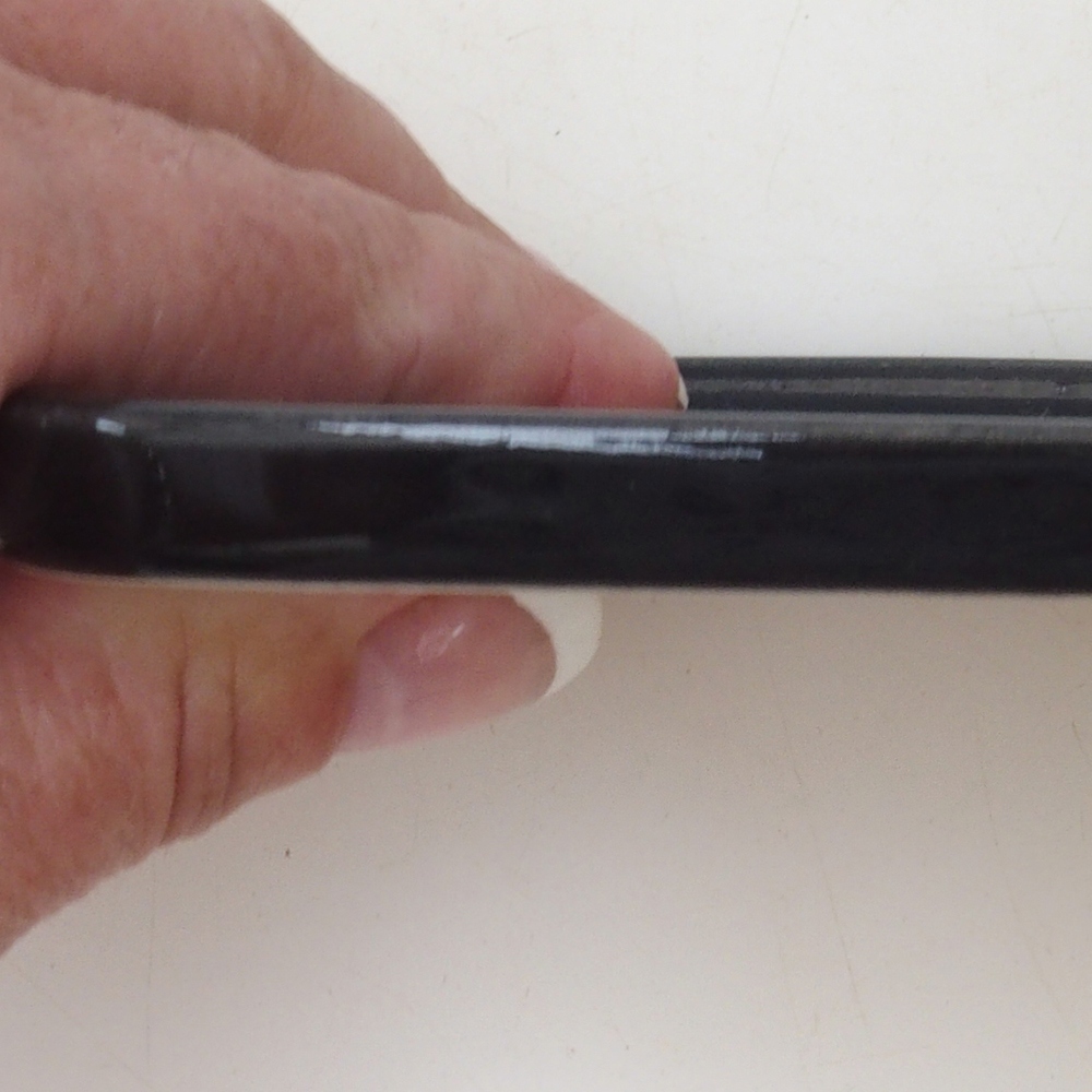 Bonsai Untersetzer Rechteck 12,5 x 10 x 1 cm - schwarz