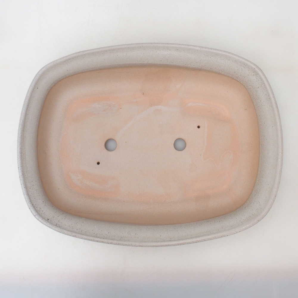 Bonsaischale H10 - 37 x 28 x 9 cm - beige