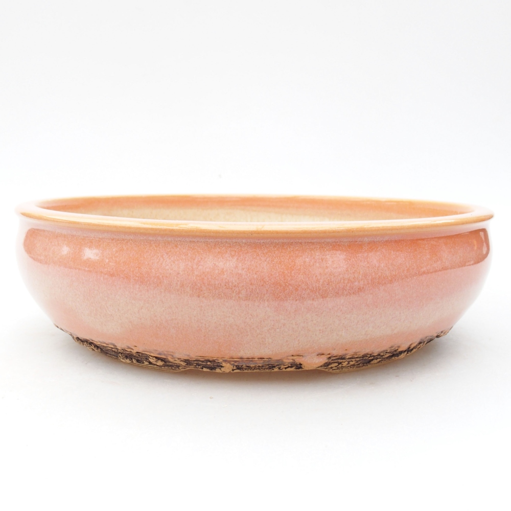 Bonsaischale aus Keramik 20 x 20 x 5,5 cm, rosa