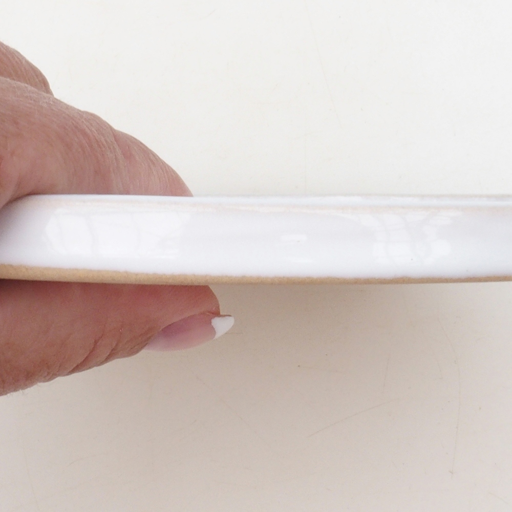 Rund Bonsai Container D7-S - 16 x 16 x 1 cm - weiß