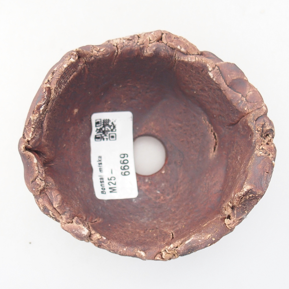 Keramikschale 9 x 9 x 6 cm , Farbe braun