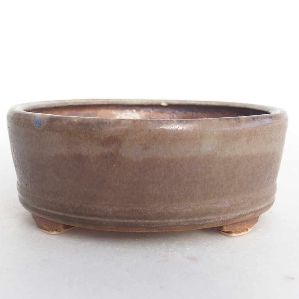 Bonsaischale aus Keramik 9 x 9 x 3,5 cm, Farbe blau