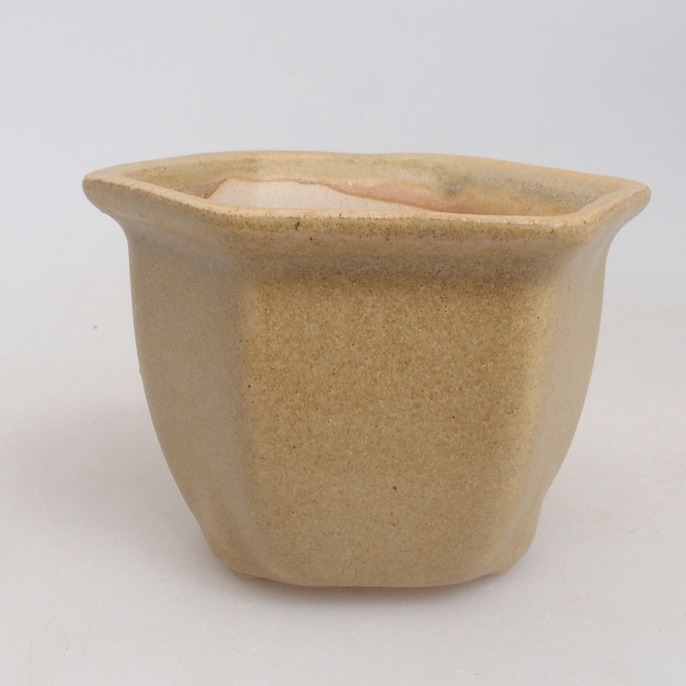 Mini-Bonsaischale 7 x 7 x 5 cm, braun