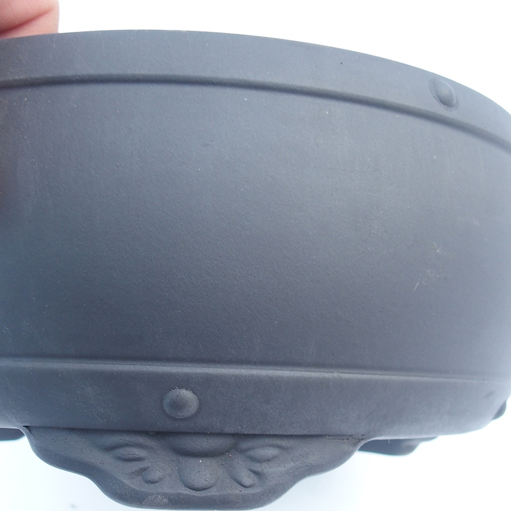 Schale 24 x 24 x 10,5 cm schwarz