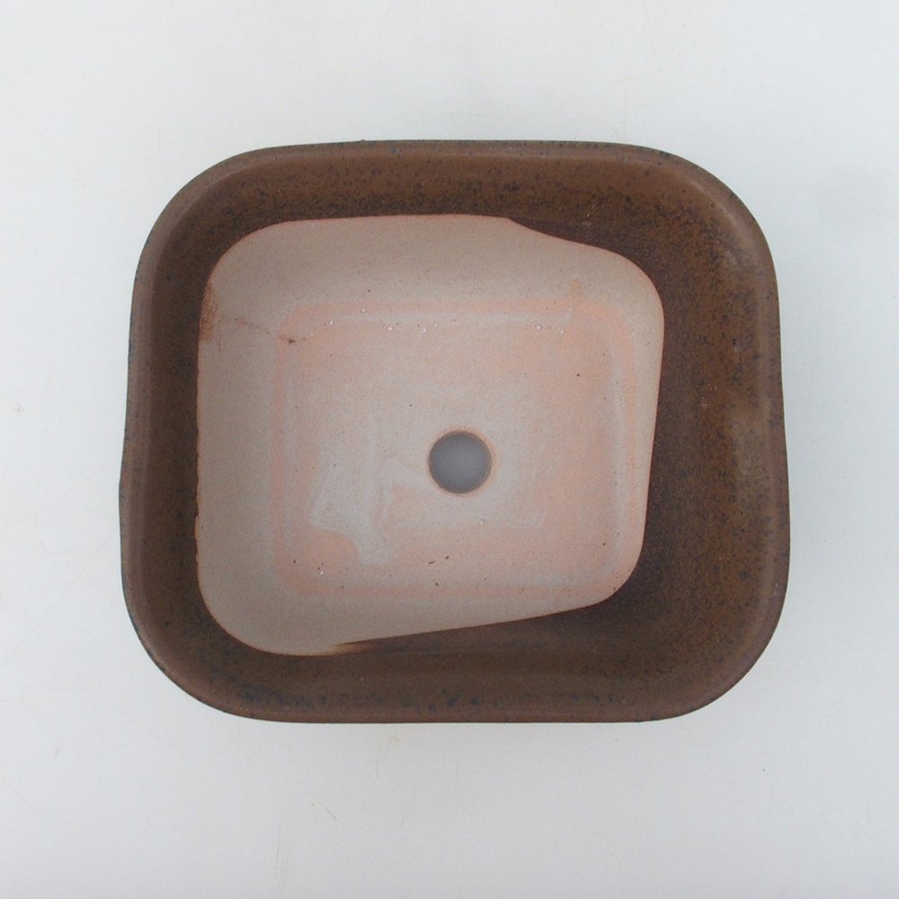 Bonsaischale H37 - 14,5 x 13 x 6,5 cm - braun