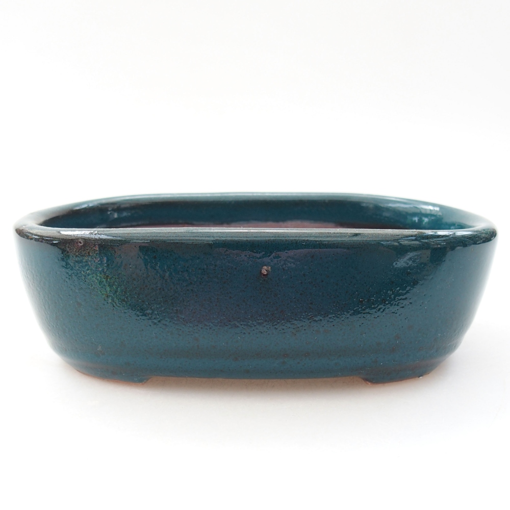 Bonsaischale aus Keramik 13 x 9 x 4 cm, grün