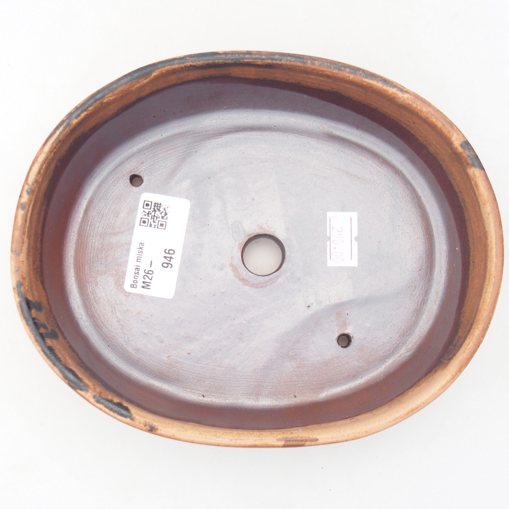 Bonsaischale aus Keramik 17 x 14 x 4 cm, rosa