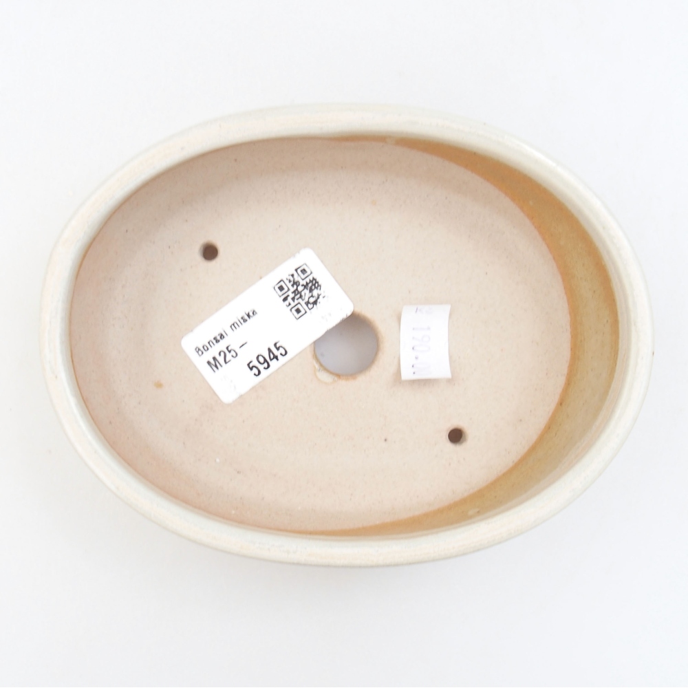 Bonsaischale aus Keramik 15,5 x 12 x 6 cm, Farbe blau