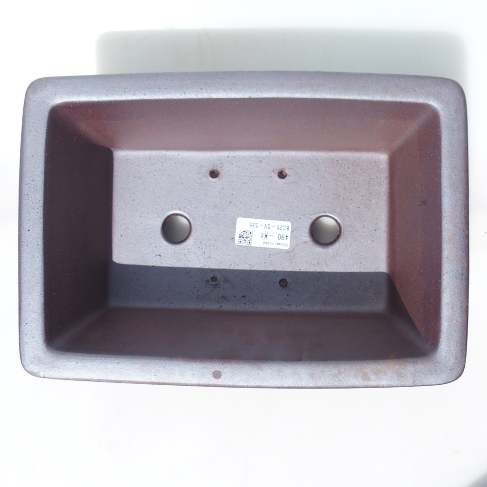Schale 28,5 x 20 x 10 cm braun
