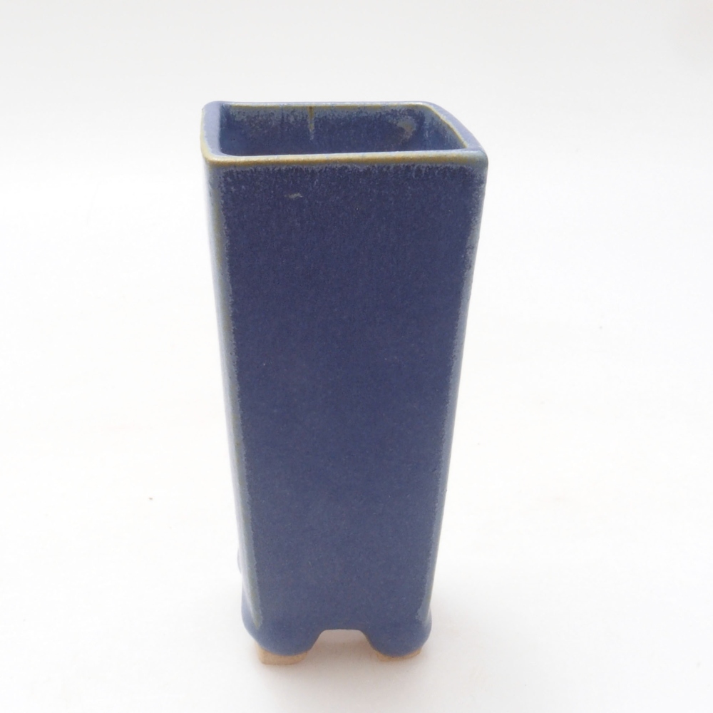 Mini-Bonsaischale 4 x 4 x 8,5 cm, Farbe blau