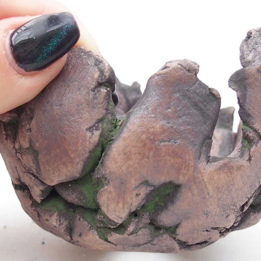 Keramische Schale 9,5 x 8,5 x 6 cm , Farbe grün