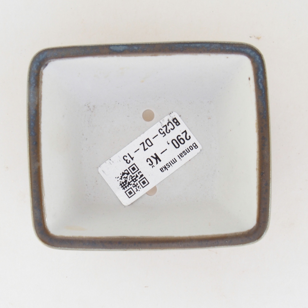 Mini-Bonsaischale 8,5 x 7,5 x 4 cm, grün