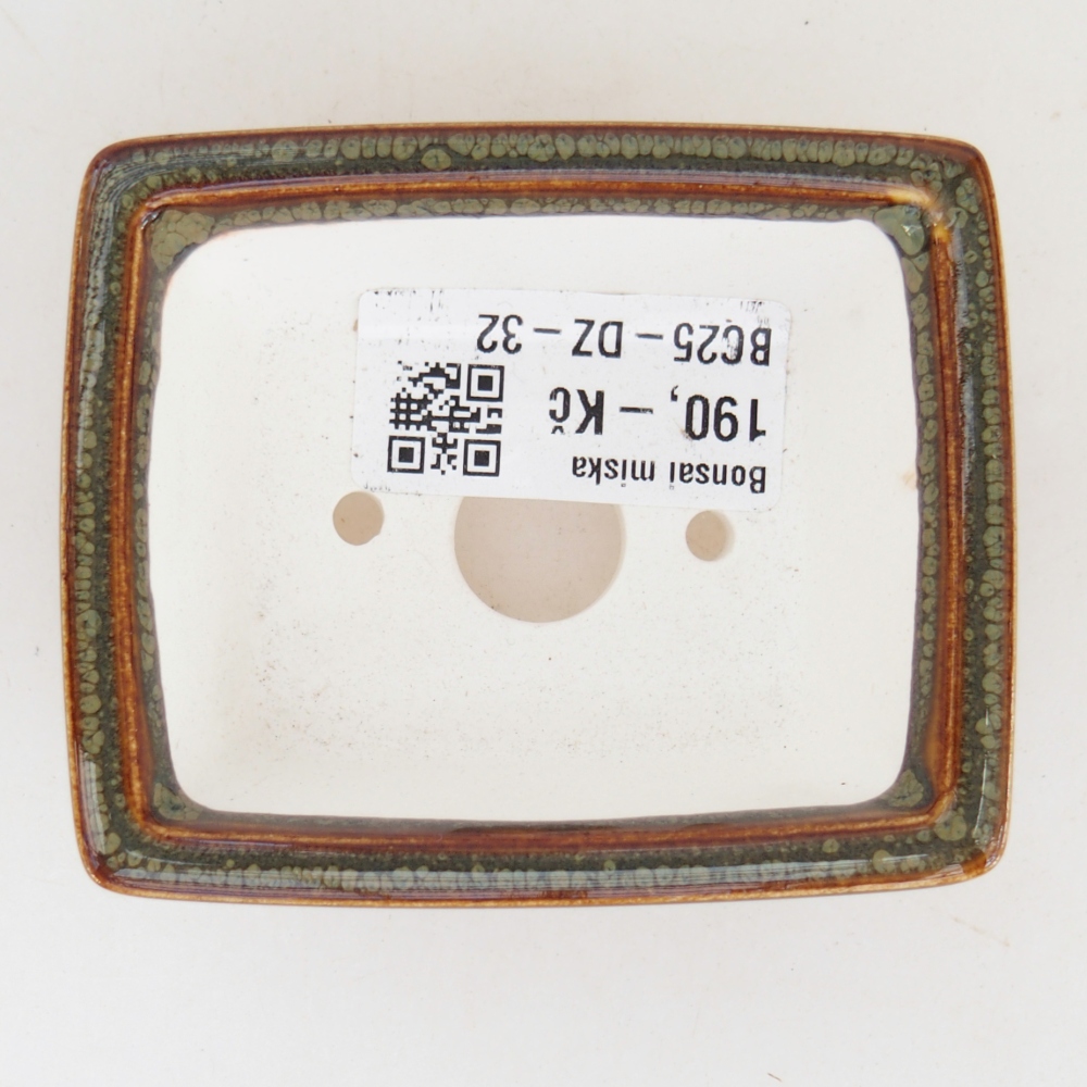 Mini-Bonsaischale 7,5 x 6 x 3 cm, braun
