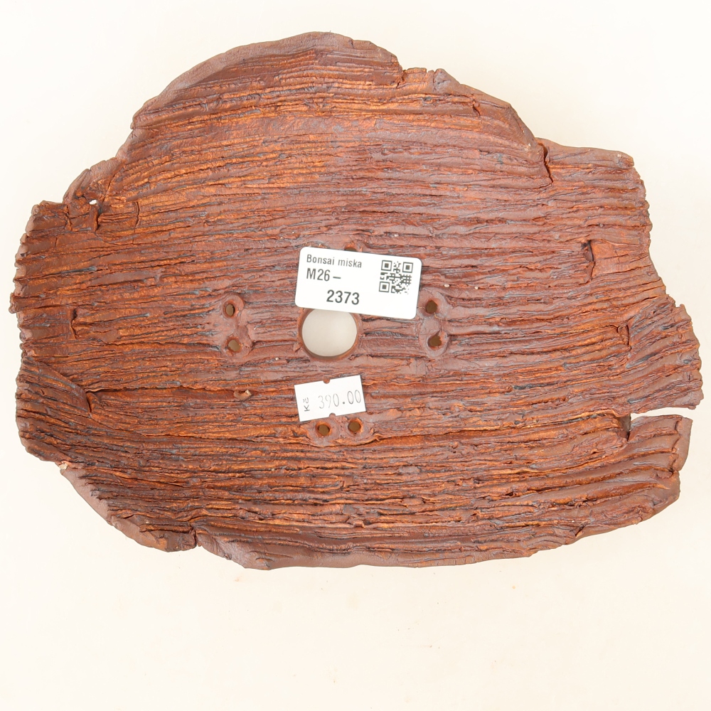 Keramikschale  20 x 16 x 7 cm, Farbe: braun