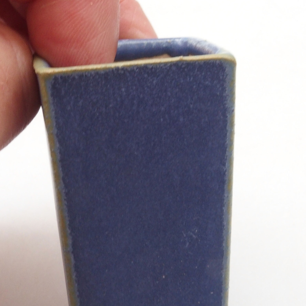 Mini-Bonsaischale 3 x 3 x 5 cm, blau