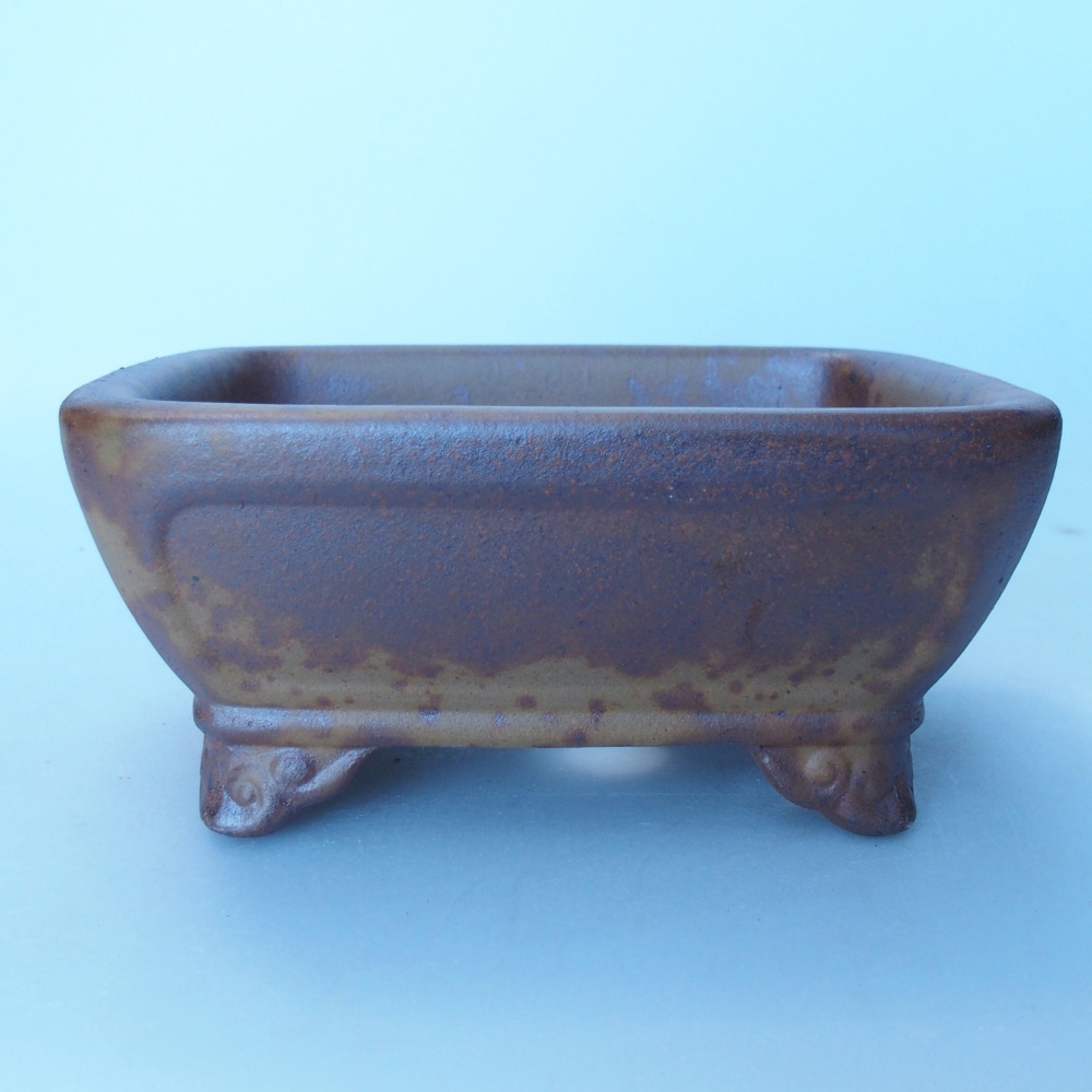 Schale 14,5 x 12 x 6,5 cm braun