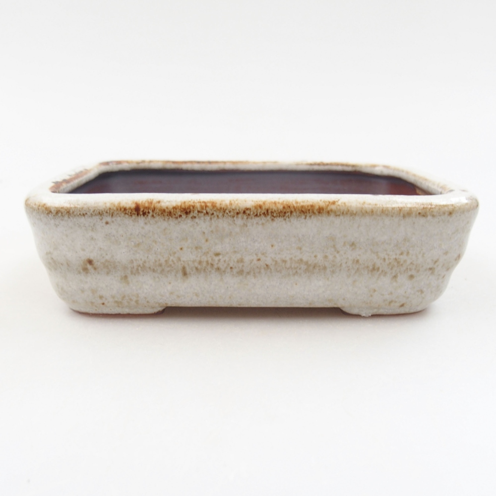 Bonsaischale aus Keramik 15,5 x 12 x 6 cm, Farbe blau