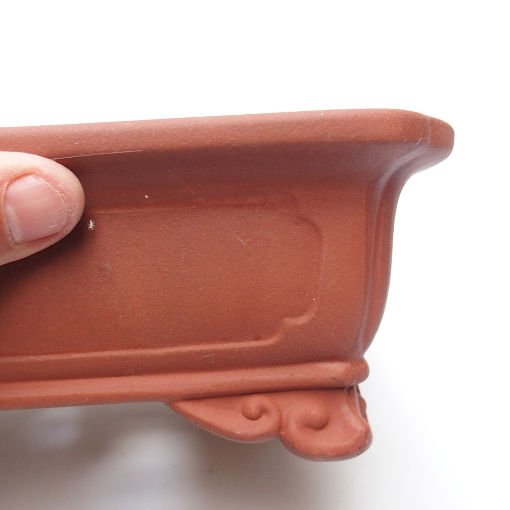 Schale 28 x 18 x 7,5 cm ziegelfarben