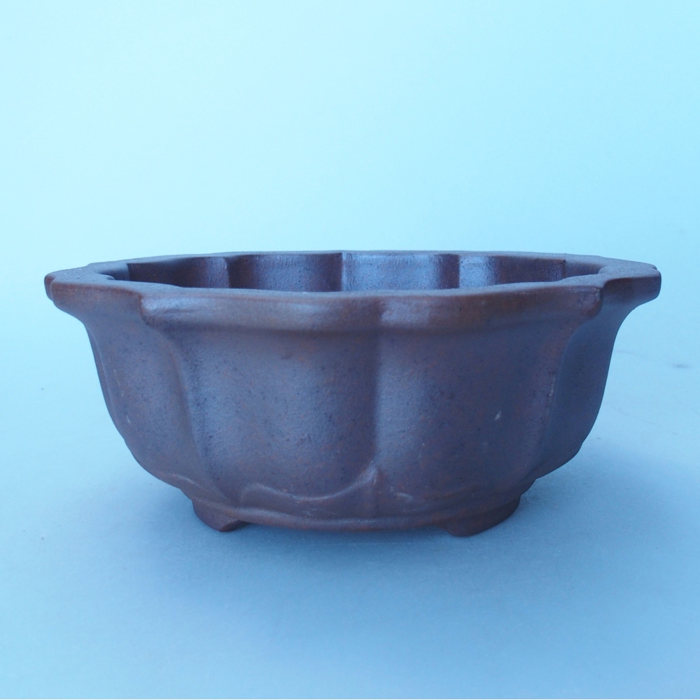 Schale 14,5 x 14,5 x 8,5 cm braun