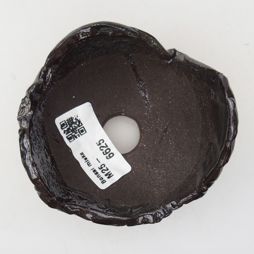 Keramikschale 8,5 x 8 x 6 cm , Farbe schwarz