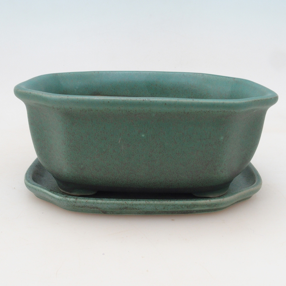 Bonsaischale + Untertasse H32 - 13x10x5,5 cm