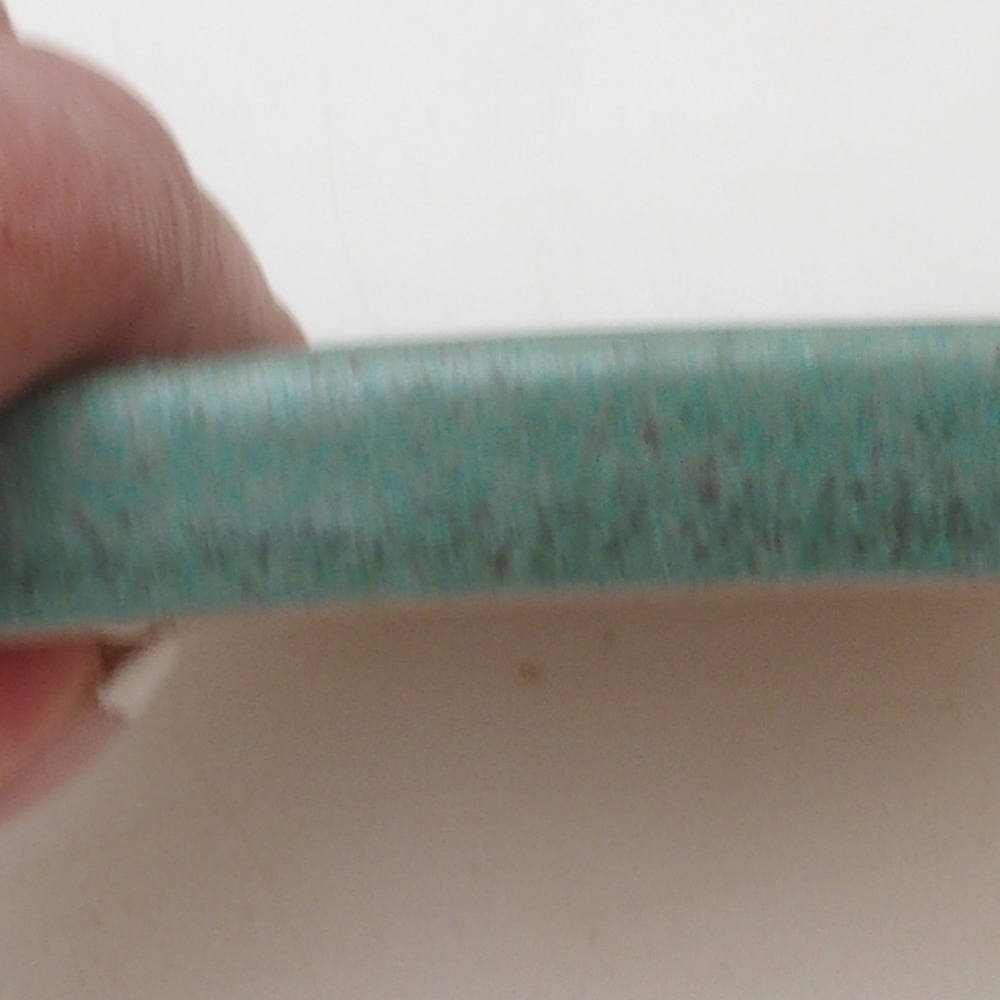 Bonsai Untertasse quadratisch 9 x 9 x 1 cm - grün