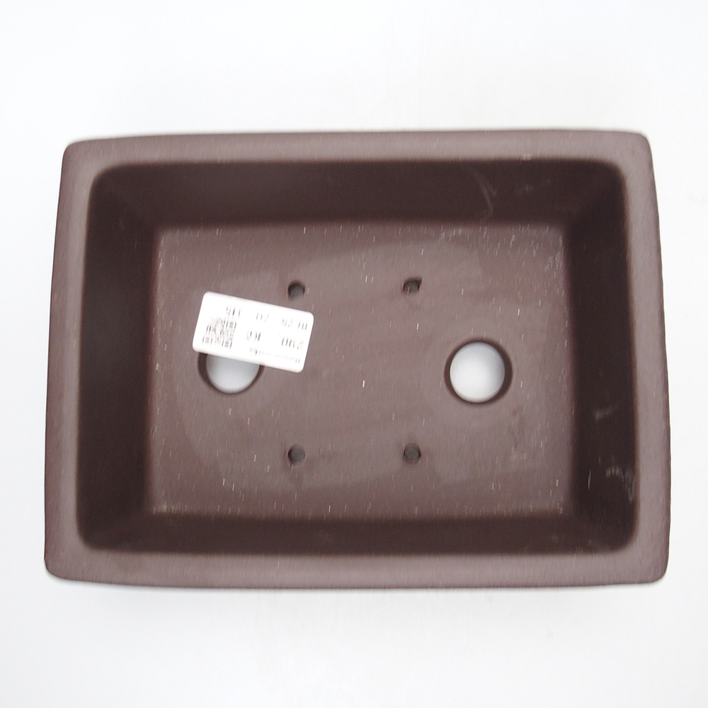 Schale 18,5 x 14 x 7,5 cm braun