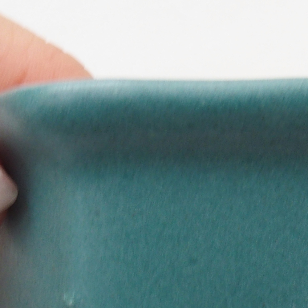 Bonsaischale aus Keramik 6,5 x 5,5 x 4 cm, Farbe blau