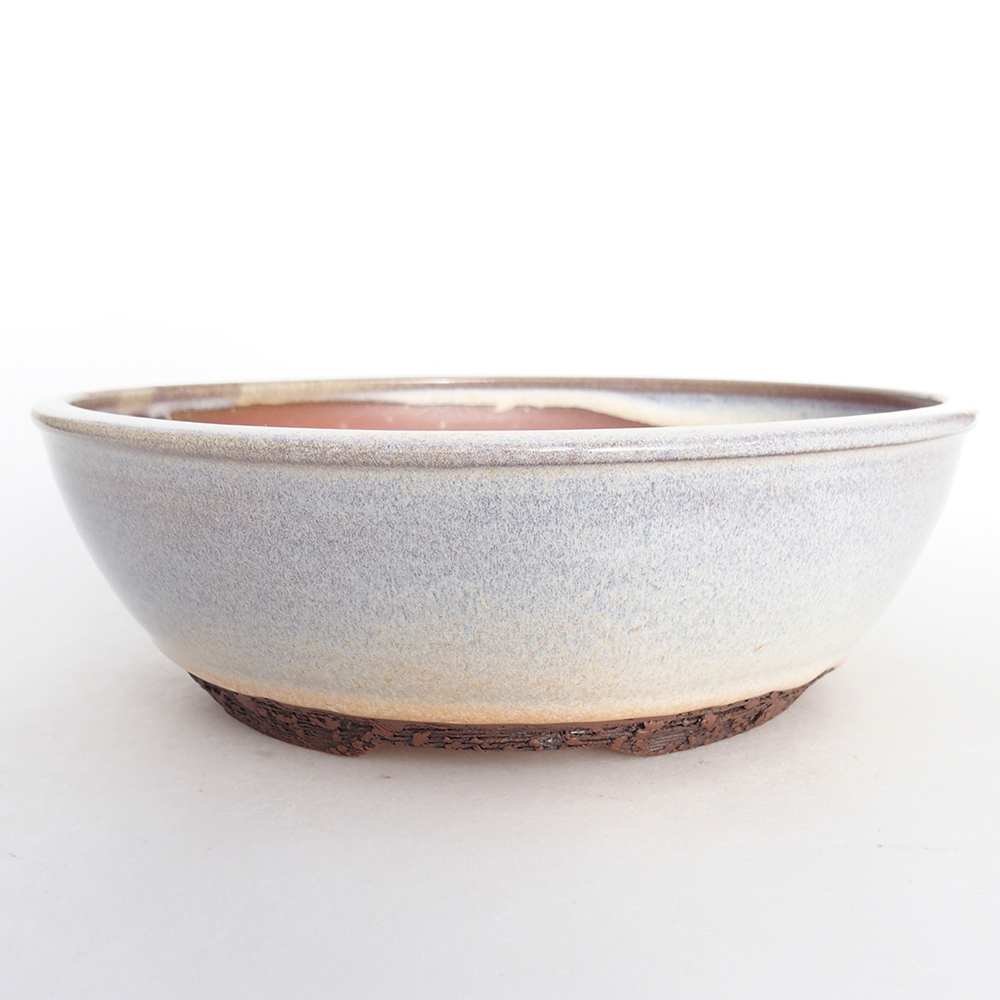 Bonsaischale aus Keramik 19,5 x 19,5 x 6,5 cm, Farbe blau