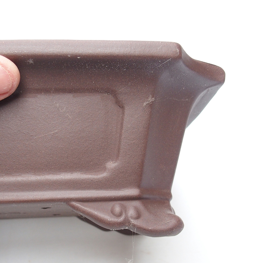 Schale 25 x 20 x 8,5 cm braun