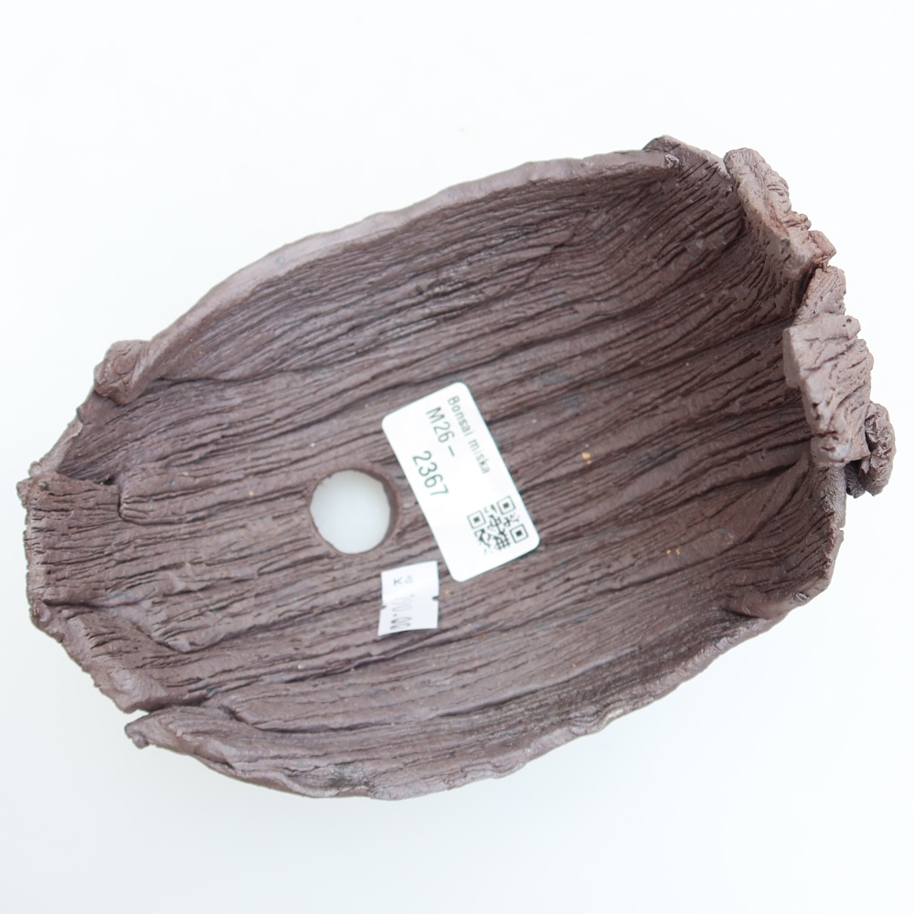 Keramikschale  13,5 x 11 x 14 cm, Farbe: braun