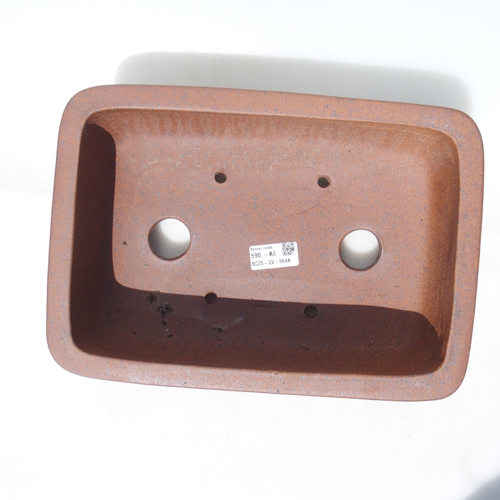 Schale 31,5 x 22 x 10 cm braun