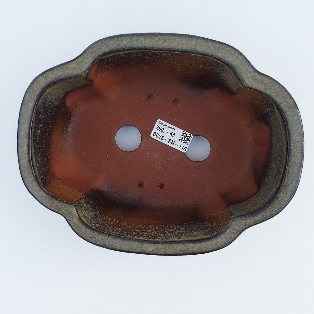 Schale 25 x 19,5 x 8,5 cm grau