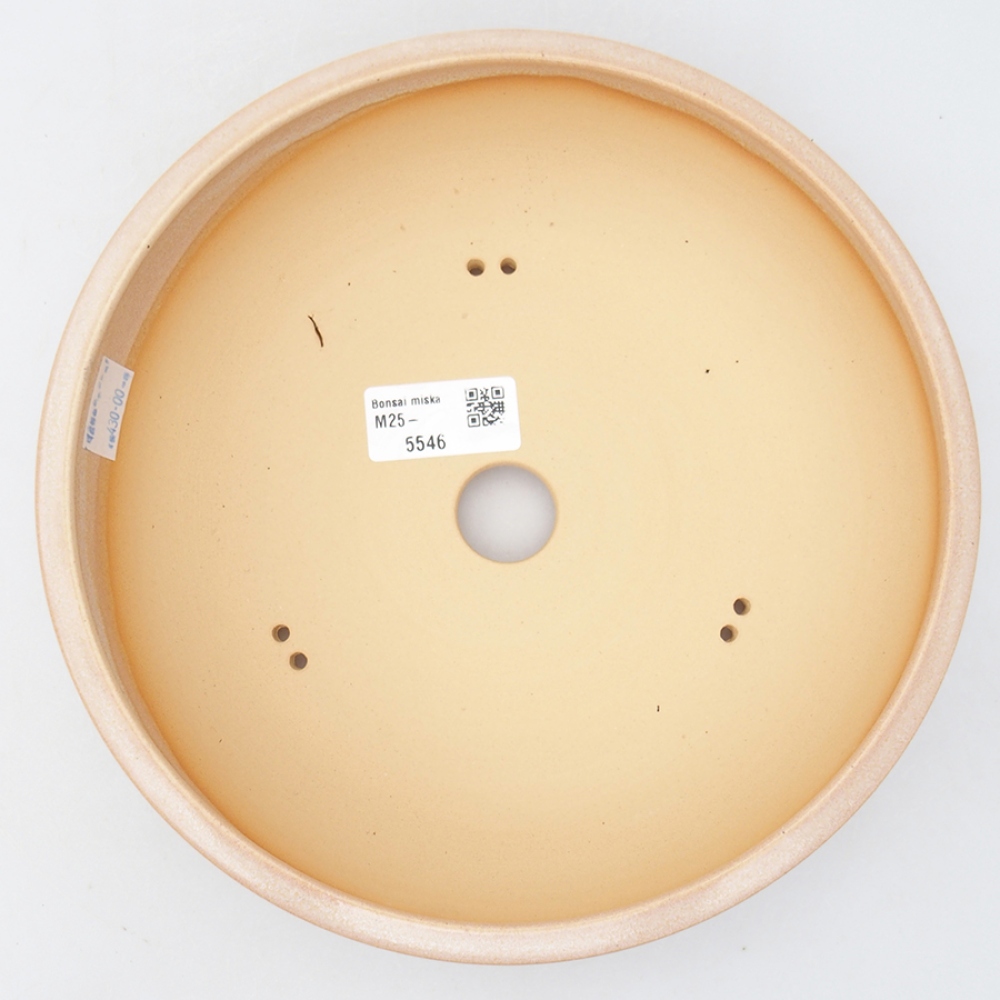 Bonsaischale aus Keramik 22 x 22 x 6 cm, rosa