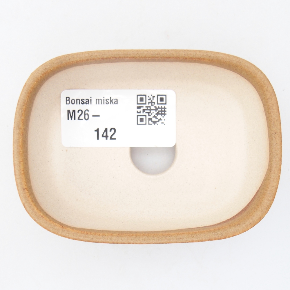 Mini-Bonsaischale 8,5 x 6 x 2,5 cm, braun
