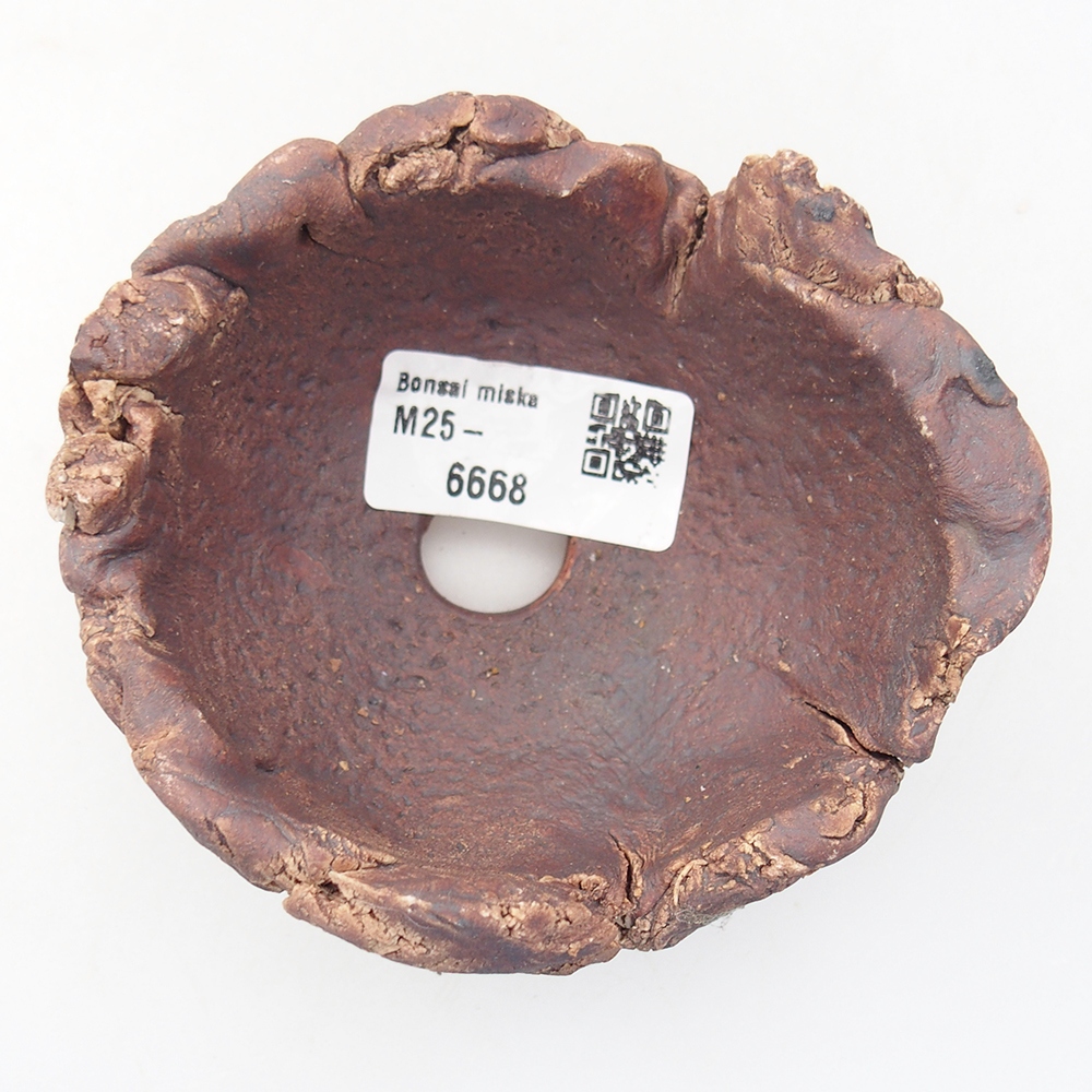 Keramikschale 10 x 9 x 5,5 cm , Farbe braun