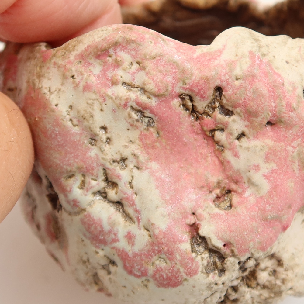 Keramikschale  6 x 6 x 5,5 cm, Farbe: Rosa