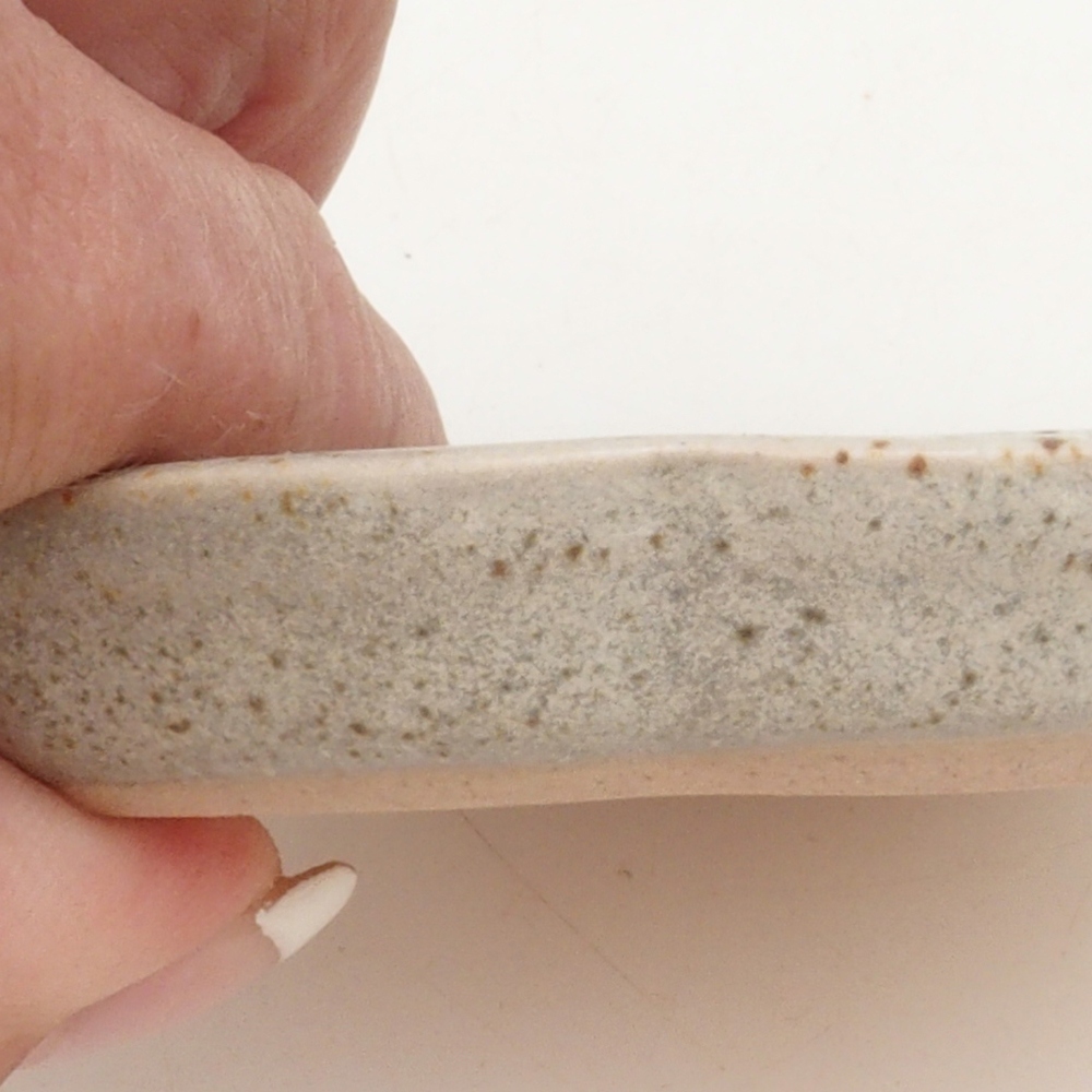 Keramische Untertasse H95 - 8 x 8 x 1 cm - beige