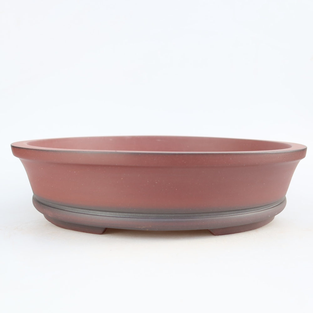 Keramikschale  30,5 x 30,5 x 7 cm, Farbe: Ziegelrot