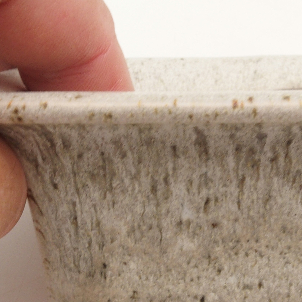 Bonsaischale H11 - 11,5 x 10 x 4 cm - beige