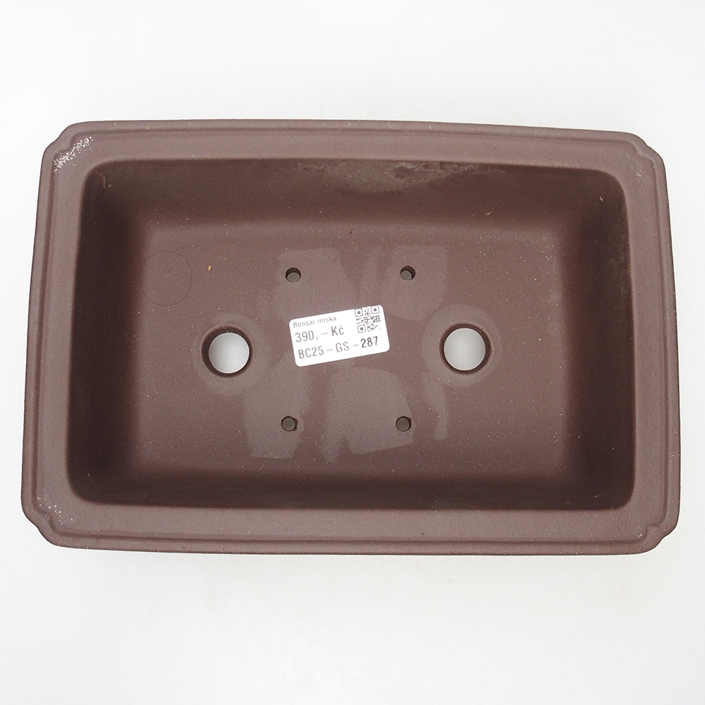 Schale 24 x 16,5 x 7,5 cm braun