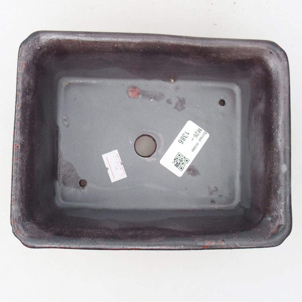 Bonsaischale aus Keramik 18 x 14 x 7 cm, braun