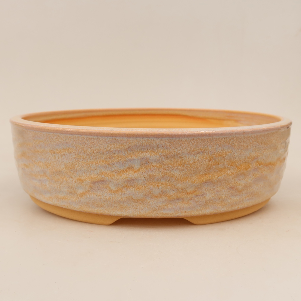 Keramik-Bonsai-Schale 27 x 27 x 7 cm, Farbe: Beige