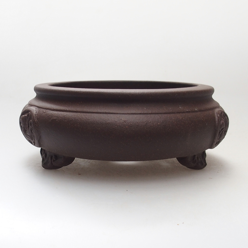 Schale 16 x 16 x 6,5 cm braun