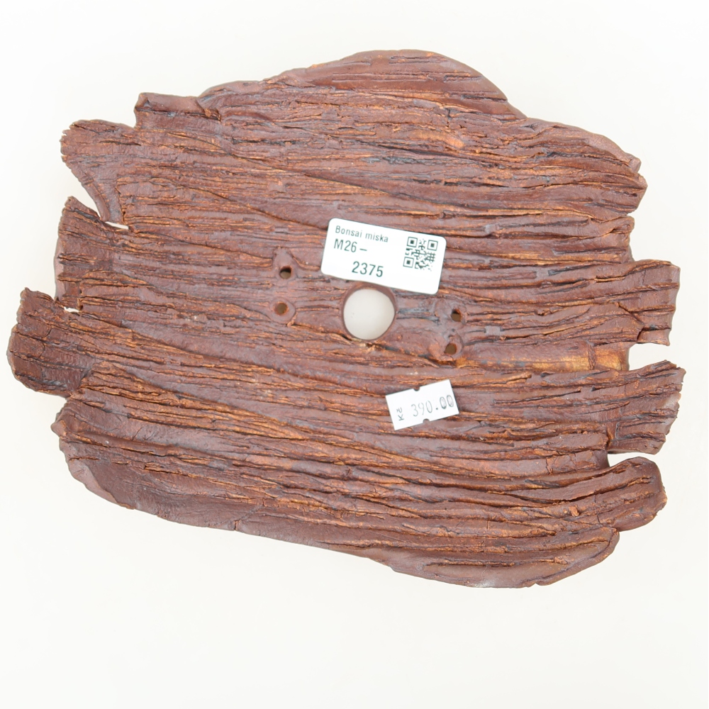 Keramikschale  20 x 15,5 x 6 cm, Farbe: braun