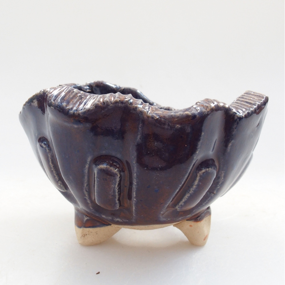 Keramikschale 8 x 7 x 5,5 cm , Farbe blau