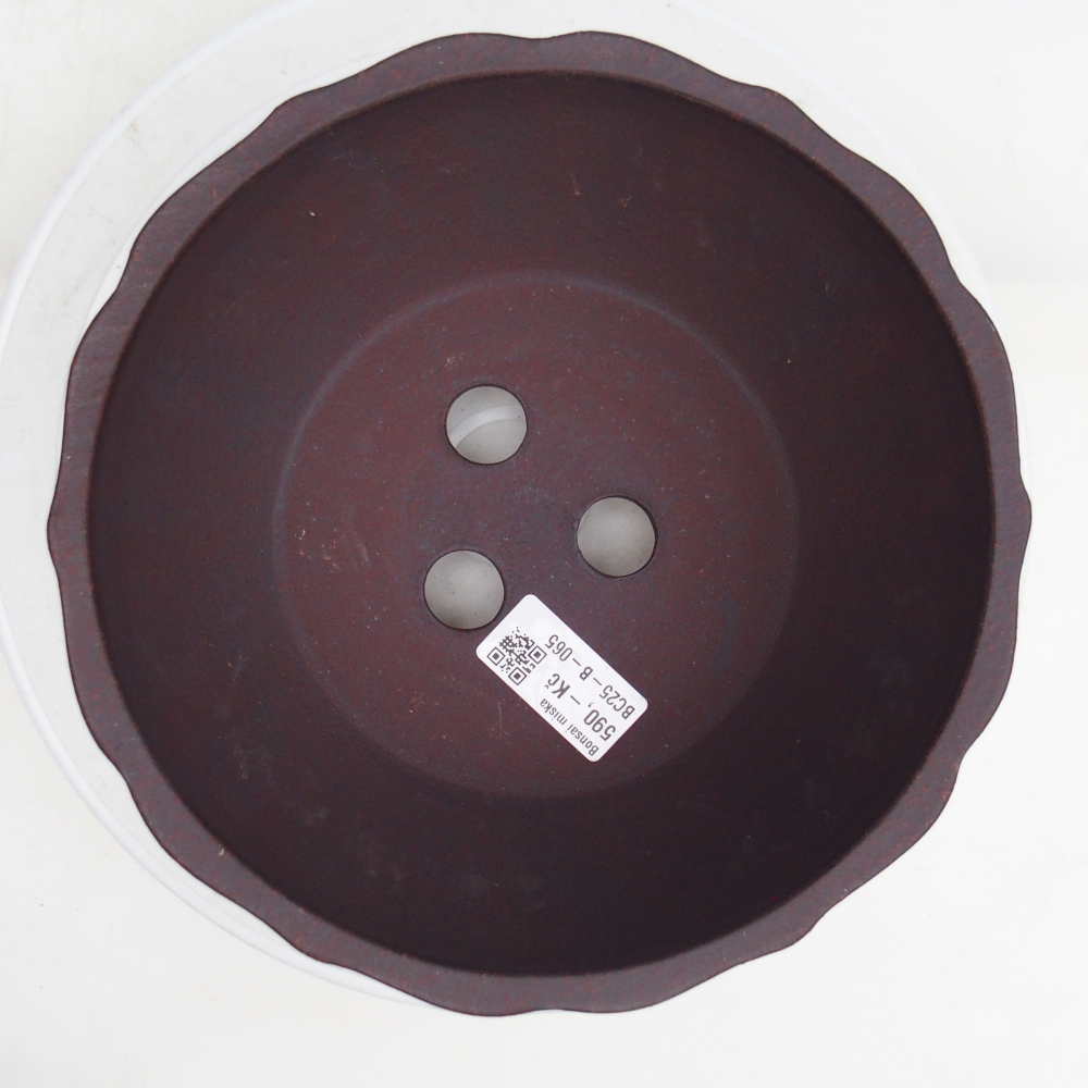 Bonsaischale aus Keramik 19 x 19 x 9,5 cm, braun