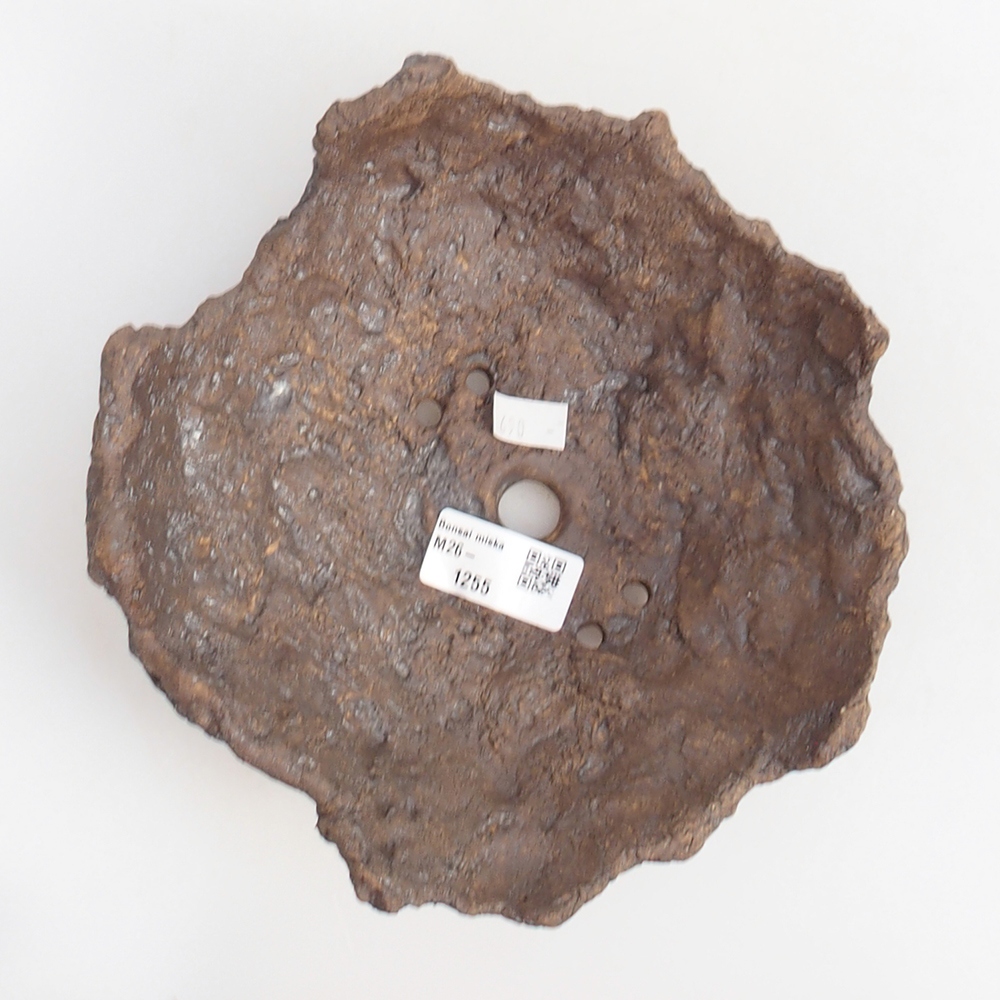 Keramikschale 18 x 17 x 10 cm , Farbe braun