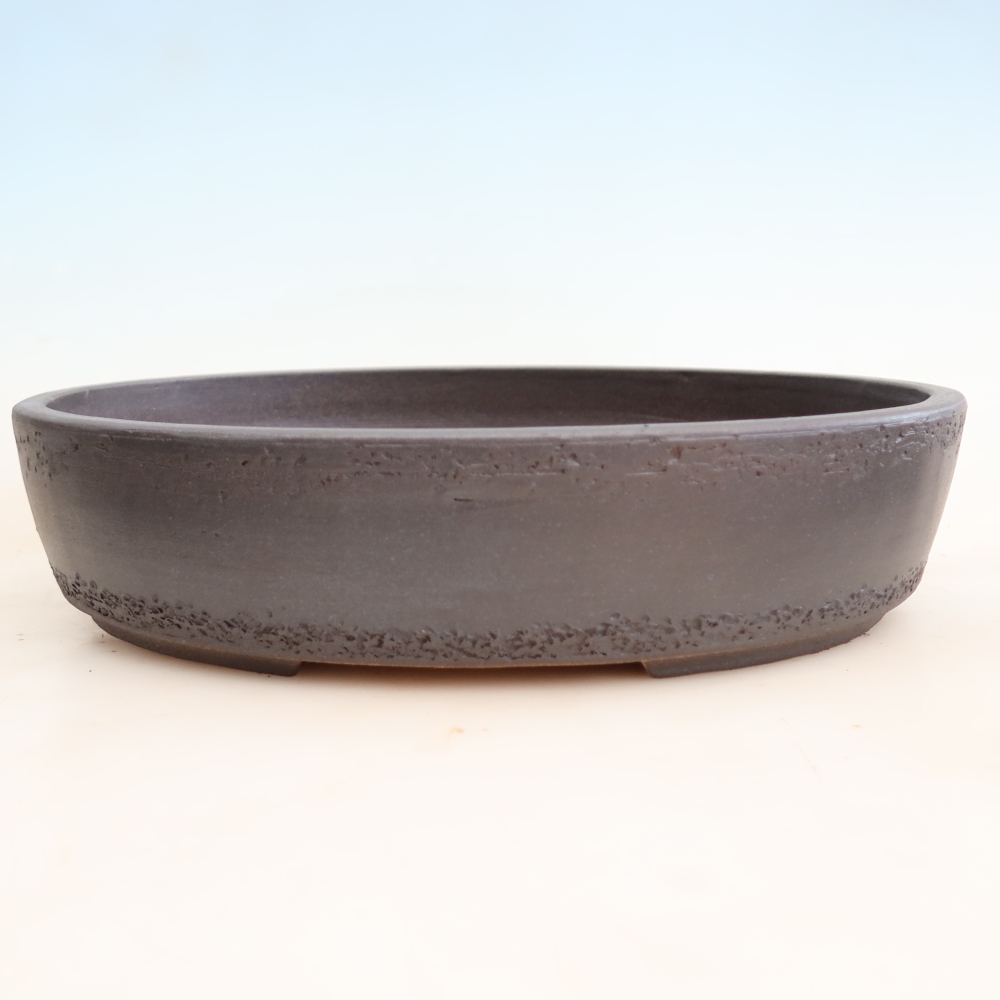 Keramik-Bonsai-Schale 37,5 x 30,5 x 8 cm, Farbe: braun